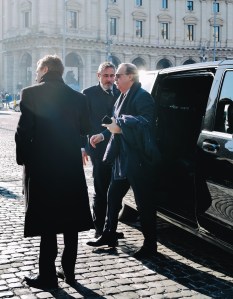 Guests attend Valentino Garavani Funeral in Rome.