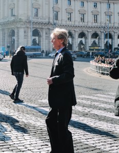 Guests attend Valentino Garavani Funeral in Rome.