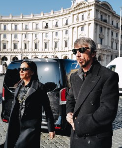 Pierpaolo Piccioli attends Valentino Garavani Funeral in Rome.