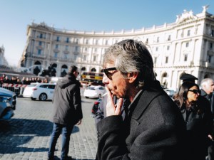 Pierpaolo Piccioli attends Valentino Garavani Funeral in Rome.