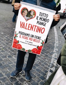 Guests attend Valentino Garavani Funeral in Rome.