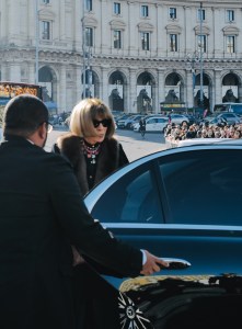 Anna Wintour attends Valentino Garavani Funeral in Rome.