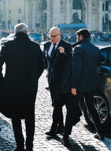 Mayor of Rome Roberto Gualtieri attends Valentino Garavani Funeral in Rome.