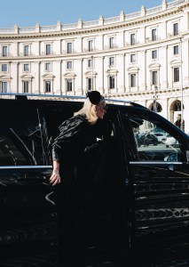 Guests attend Valentino Garavani Funeral in Rome.