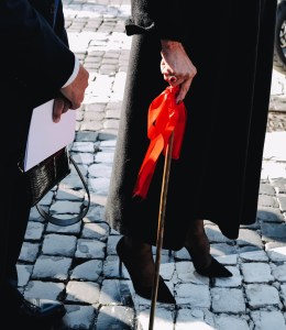 Guests attend Valentino Garavani Funeral in Rome.