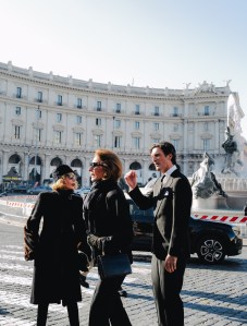 Guests attend Valentino Garavani Funeral in Rome.