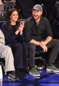 Meghan Duchess of Sussex and Prince Harry Duke of Sussex at The 2026 NBA All-Star Game held at the Intuit Dome on February 15, 2026 in Los Angeles, California.