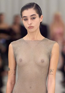 Cool toned makeup at Christian Cowan
