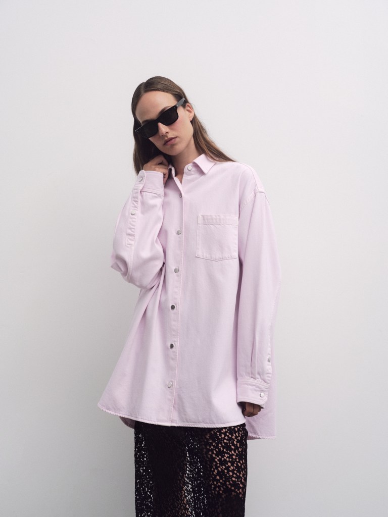 A look from the Agolde x Maria McManus collaboration.