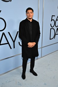 Dimitri Moore at the "56 Days" Los Angeles Premiere held at the Hammer Museum on February 11, 2026 in Los Angeles, California.