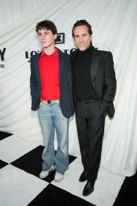 Sam Nivola and Alessandro Nivola at FX's "Love Story: John F. Kennedy Jr. & Carolyn Bessette" Red Carpet Premiere held at Carnegie Hall on February 03, 2026 in New York, New York.