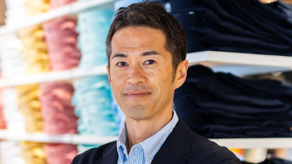 Taku Morikawa, CEO of Uniqlo Europe. 