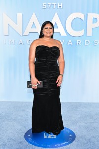 Freda Agboka at the 57th NAACP Image Awards held at the Pasadena Civic Auditorium on February 28, 2026 in Los Angeles, California.