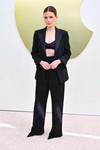 Kate Mara at the Apple TV Press Day held at Barker Hangar on February 03, 2026 in Los Angeles, California.