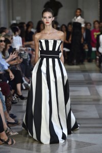 Model on the catwalk (Photo by Giovanni Giannoni/Penske Media via Getty Images)