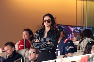 Eiza González attends Super Bowl LX at Levi's Stadium on February 08, 2026 in Santa Clara, California.