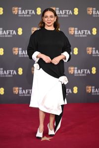 LONDON, ENGLAND - FEBRUARY 22: Maya Rudolph attends the 2026 EE BAFTA Film Awards at The Royal Festival Hall on February 22, 2026 in London, England. (Photo by Samir Hussein/WireImage)