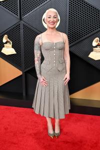 Laura Veltz at the 68th GRAMMY Awards held at the Crypto.com Arena on February 01, 2026 in Los Angeles, California.