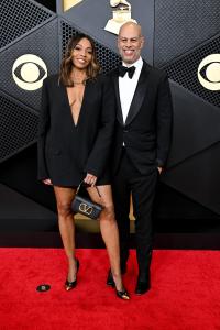 Dionne Harmon and Jesse Collins at the 68th GRAMMY Awards held at the Crypto.com Arena on February 01, 2026 in Los Angeles, California.