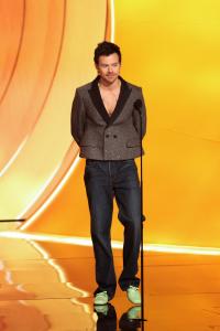 Harry Styles at the 68th GRAMMY Awards held at the Crypto.com Arena on February 01, 2026 in Los Angeles, California.