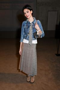 Yesly Dimate at the Coach fashion show as part of RTW Fall 2026 held at Cipriani on February 11, 2026 in New York, New York.