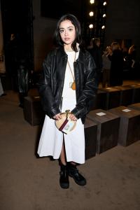 Nailea Devora at the Coach fashion show as part of RTW Fall 2026 held at Cipriani on February 11, 2026 in New York, New York.