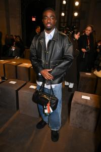 Caleb McLaughlin at the Coach fashion show as part of RTW Fall 2026 held at Cipriani on February 11, 2026 in New York, New York.