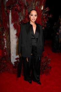 Bianca Lawson at the LaQuan Smith fashion show as part of RTW Fall 2026 held at Chelsea Industrial on February 14, 2026 in New York, New York.
