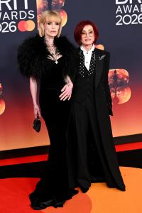 Kelly Osbourne and Sharon Osbourne at The BRIT Awards 2026 held at Co-op Live on February 28, 2026 in Manchester, England.