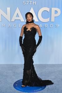Colby Natasha Nixon at the 57th NAACP Image Awards held at the Pasadena Civic Auditorium on February 28, 2026 in Los Angeles, California.