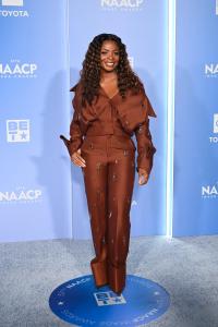 Janelle James at the 57th NAACP Image Awards held at the Pasadena Civic Auditorium on February 28, 2026 in Los Angeles, California.