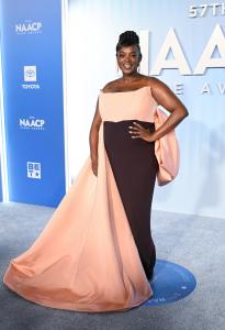 Wunmi Mosaku at the 57th NAACP Image Awards held at the Pasadena Civic Auditorium on February 28, 2026 in Los Angeles, California.