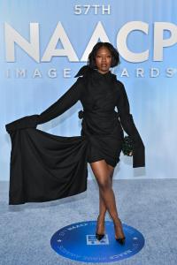 Amiraa V. at the 57th NAACP Image Awards held at the Pasadena Civic Auditorium on February 28, 2026 in Los Angeles, California.