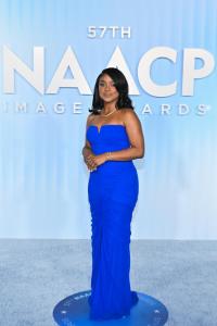 Bree Webber at the 57th NAACP Image Awards held at the Pasadena Civic Auditorium on February 28, 2026 in Los Angeles, California.