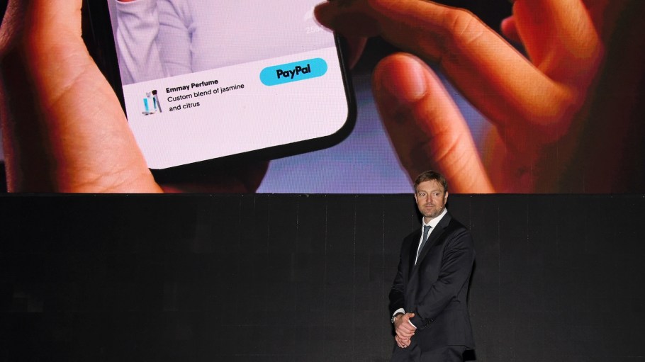 Alex Chriss, President and Chief Executive Officer (CEO), PayPal seen during the sixth Global Fintech Fest (GFF) conference in Mumbai.