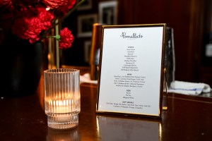 The scene at the Pomellato Dinner Celebrating Milanese Craftsmanship for Exceptional Woman.
