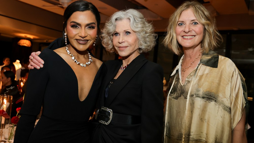 Mindy Kaling, Jane Fonda and Nancy Stagliano