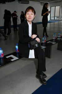 Celine Song  at the Proenza Schouler Fall 2026 Ready-to-Wear show