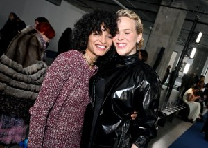 Indya Moore and Tommy Dorfman  at the Proenza Schouler Fall 2026 Ready-to-Wear show