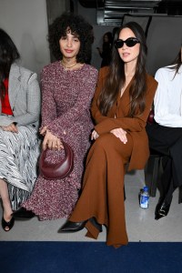 Indya Moore and Olivia Munn  at the Proenza Schouler Fall 2026 Ready-to-Wear show