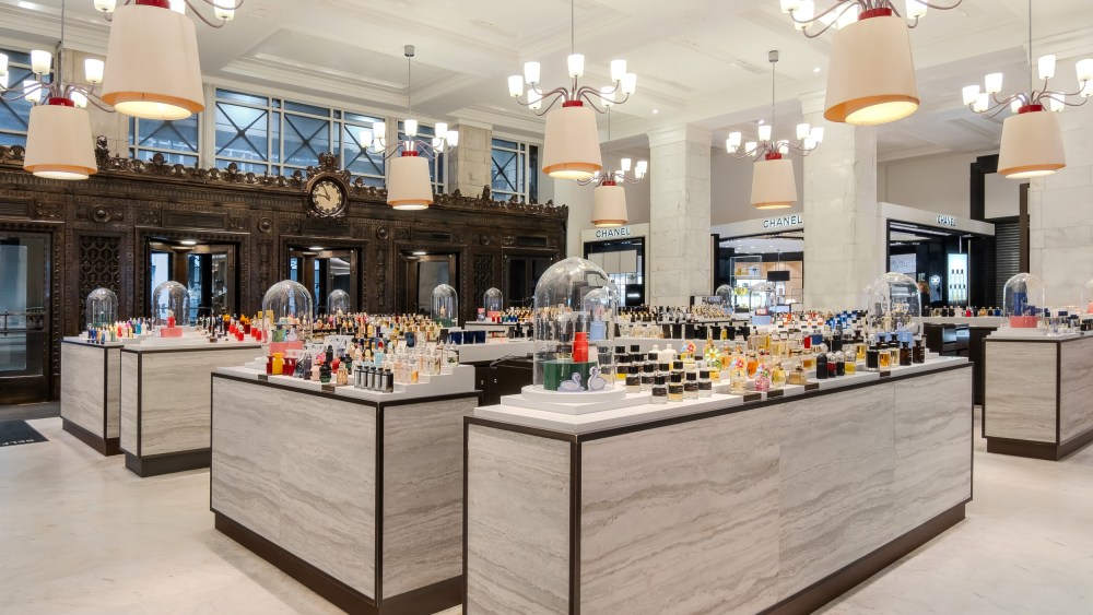 The newly-refurbished Selfridges London fragrance hall.