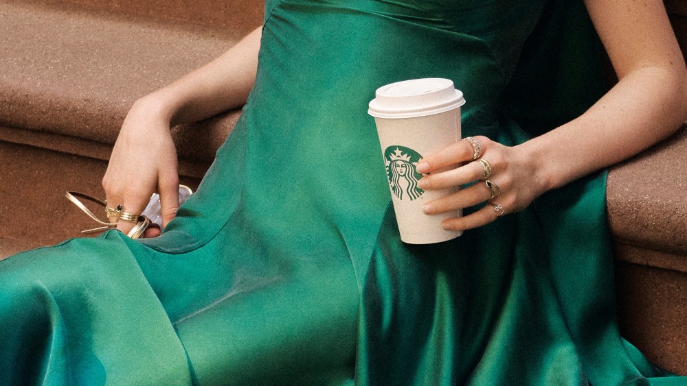 Starbucks at New York Fashion Week.