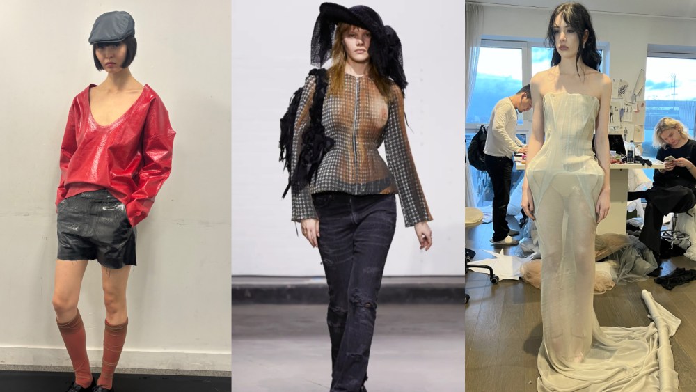 Looks from Lavin Karakoc, Petra Fagerström, and Myat, from left to right.