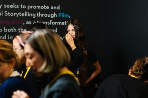 Backstage at the Coach Fall 2026 ready-to-wear show at New York Fashion Week.
