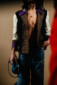 Backstage at the Coach Fall 2026 ready-to-wear show at New York Fashion Week.