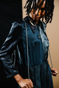 Backstage at the Coach Fall 2026 ready-to-wear show at New York Fashion Week.