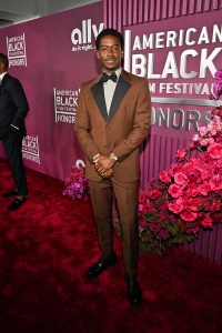 Damson Idris at the 8th annual American Black Film Festival Honors held at SLS Hotel on February 16, 2026 in Los Angeles, California.