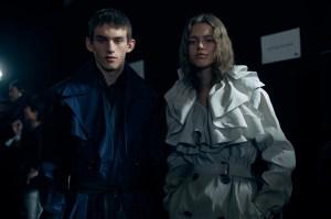 Backstage at Burberry Fall 2026 Ready-to-Wear Collection at London Fashion Week