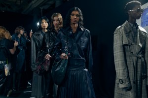 Backstage at Burberry Fall 2026 Ready-to-Wear Collection at London Fashion Week
