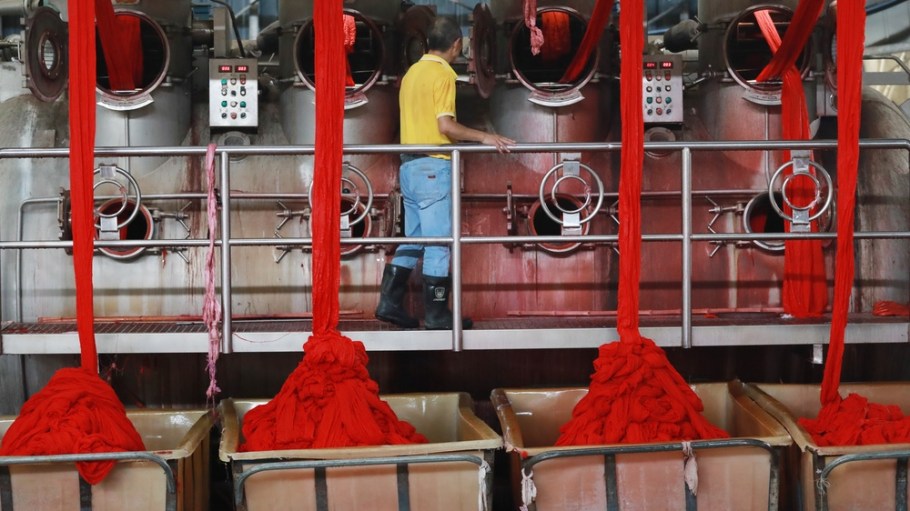 China textile factory